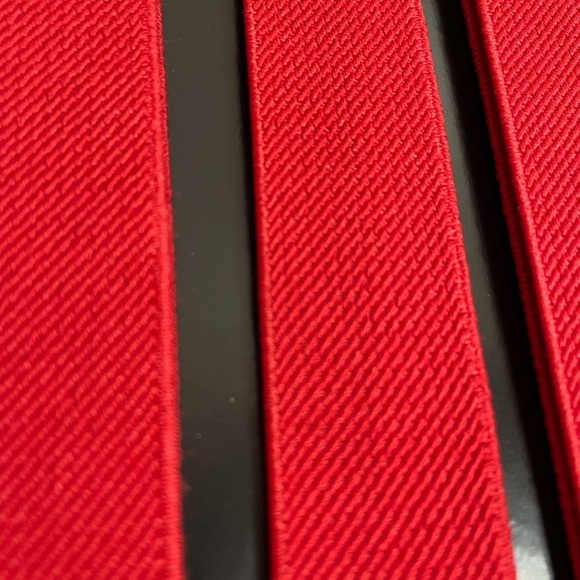 Red Adjustable Suspenders Toddler, Baby - Elastic Y-Back Design Metal Cl… - Picture 4 of 5